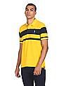 U.S. Polo Assn. Pique Striped Polo Shirt