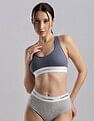 Calvin Klein Underwear Womens Blue Racerback Bra