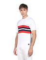 Flying Machine Horizontal Stripe Cotton Polo Shirt