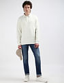 Calvin Klein Reverse Terry Stripes Polo Sweatshirt