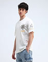 Flying Machine Relaxed Fit Printed T-Shirt