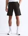 USPA Active Slim Fit Solid Active Shorts
