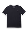 Tommy Hilfiger Kids Boys Cotton Solid T-Shirt