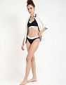 Calvin Klein Underwear Solid Low Rise Bikini-Briefs