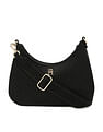 Tommy Hilfiger Solid Black PU Bag