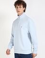 Tommy Hilfiger Solid Regular-Fit Cotton Sweatshirt