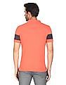 U.S. Polo Assn. Denim Co. Ribbed Collar Solid Polo Shirt