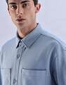 Calvin Klein Jeans Solid Relaxed Fit Woven Shirt
