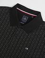 Arrow Sports All Over Print Cotton Polo T-Shirt