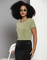 Calvin Klein Slub Ribbed Slim T-Shirt