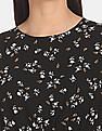 Flying Machine Women Three-Quarter Sleeve Printed Dress