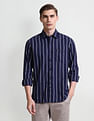 Arrow Sport Manhattan Slim Geometric Print Shirt