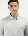 Tommy Hilfiger Sateen Solid Slim Fit Shirt