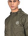 U.S. Polo Assn. High Neck Solid Hooded Jacket