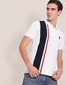 U.S. Polo Assn. Vertical Stripe Slim Fit Polo Shirt
