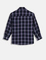 Tommy Hilfiger Kids Boys Checks Regular-Fit Cotton Shirt