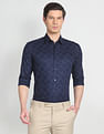 Arrow Newyork Geometric Print Slim Fit Formal Shirt