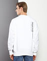 Calvin Klein Layered Photo Print Oversized Sweatshirt