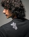 Flying Machine Graphic Printed  Pure Cotton Relaxed Fit T-shirt