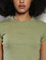 Calvin Klein Mock Neck Monogram T-Shirt
