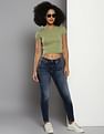 Calvin Klein Mock Neck Monogram T-Shirt