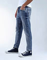 Flying Machine Mankle Relaxed Tapered Fit Style Denim Jeans
