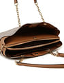 Calvin Klein Monogram Jacquard Hailey Shopper Bag