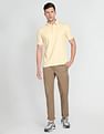 Arrow Horizontal Stripe Pique Polo Shirt