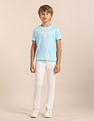 U.S. Polo Assn. Kids Boys Brand Printed Regular Fit T-Shirt