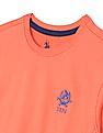 U.S. Polo Assn. Kids Boys Coral Crew Neck Solid Sweatshirt