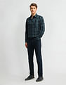 Arrow Sport Dobby Gun Club Checked Shirt