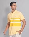 AD by Arvind Horizontal Stripe COOL-IT Real Deal Polo Shirt