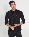 Arrow Sports Abstract Print Slim Fit Casual Shirt