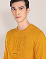 U.S. Polo Assn. Crew Neck Brand Patterned Knit Sweater