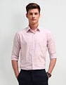 Arrow Slim Fit All-Over Pattern Shirt