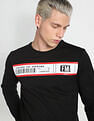 Flying Machine Crew Neck Solid Sweatshirt