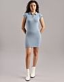 Tommy Hilfiger Cotton Polo Collar Bodycon Dress