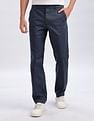 Calvin Klein Jeans Relaxed-Fit Solid Mid Rise Trousers