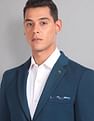 AD by Arvind Modern Slim Fit Knit Blazer