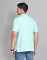 AD by Arvind Cotton Solid Polo Shirt