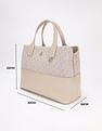 Tommy Hilfiger Logo Brown Pu Handbag