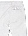 U.S. Polo Assn. Kids Boys Grey Mid Rise Solid Track Pants