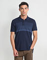 Arrow Sports Colour Block Cotton Polo Shirt