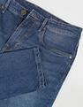 Flying Machine Mid Rise Slash Slim Tapered Fit Jeans