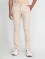 Arrow Sports Low Rise Flat Front Trousers