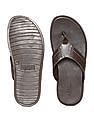 Arrow Men Brown Broad V-Strap Matthew Sandals