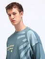 Flying Machine Graphic Printed Oversized Fit Sweatshirt