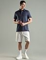 Tommy Hilfiger Kids Printed Regular Fit Cotton Polo T-Shirt