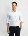 Arrow Geometric Printed Manhattan Slim Fit Shirt