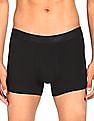 Calvin Klein Underwear Men Black Elasticized Waist Solid Trunks